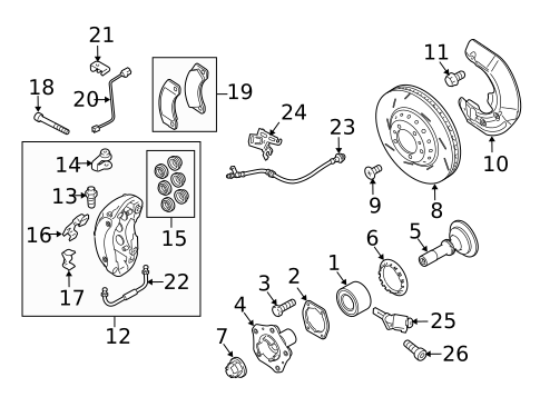 Front Brakes for 2012 Porsche Panamera #0