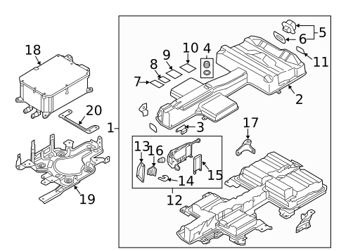 Battery for 2018 Volkswagen Golf R #1