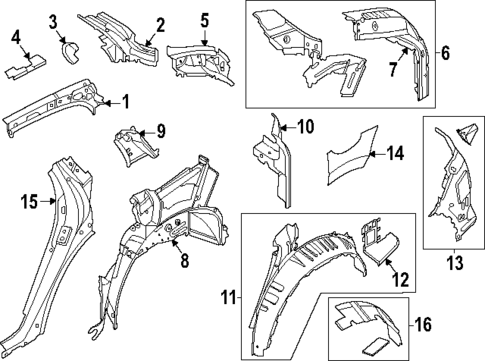 Inner Structure for 2025 Porsche Cayenne #0