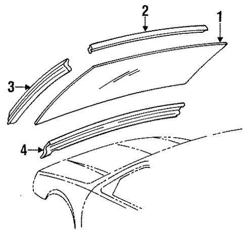 Reveal Moldings for 1993 Chevrolet Lumina #0