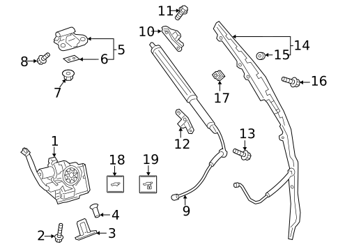 Lock & Hardware for 2024 Toyota Venza #1