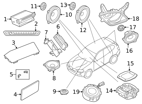 Antenna & Radio for 2021 BMW X7 #0