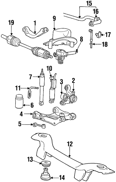 Drive Axles for 1993 Lincoln Mark VIII #1