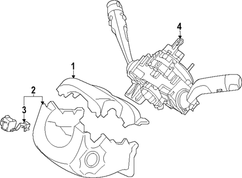 Shroud, Switches & Levers for 2025 Genesis GV60 #0