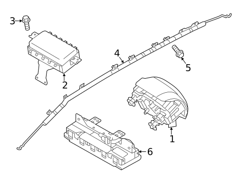 Air Bag Components for 2018 Kia Niro #0