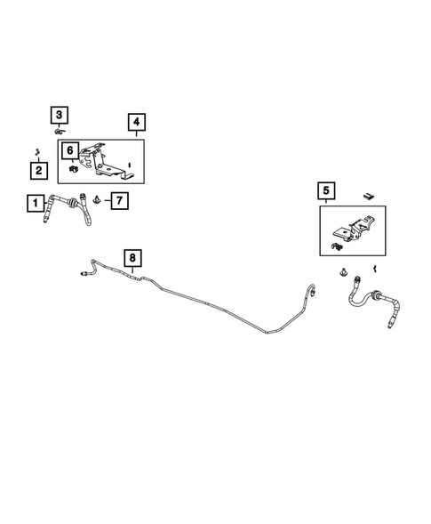 Hydraulic Control Unit, Brake Tubes and Hoses for 2023 Jeep Renegade #1