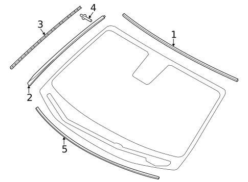 Reveal Moldings for 2023 Genesis G90 #0