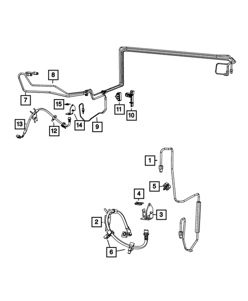 Hydraulic Control Unit, Brake Tubes and Hoses for 2011 Dodge Charger #1