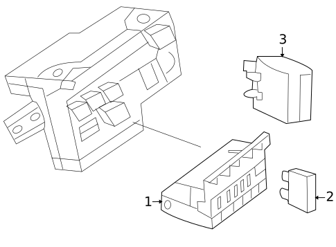 Fuse & Relay for 2019 Mercedes-Benz GLC63 AMG S #9