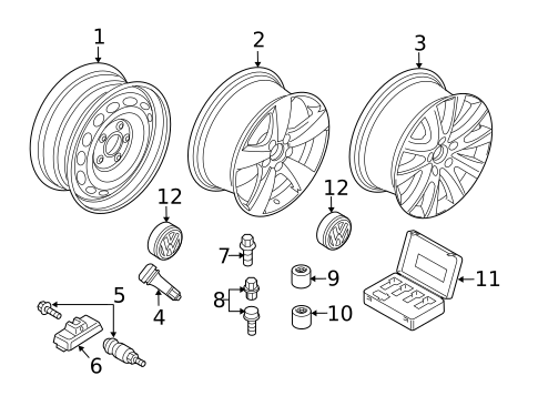 Wheels for 2011 Volkswagen Tiguan #2