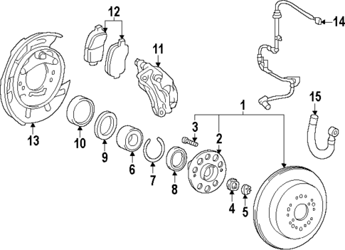 Anti-Lock Brakes for 1998 Lexus LS400 #2