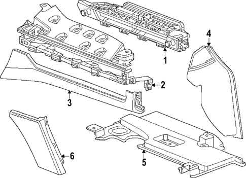 Instrument Panel Components for 2025 Cadillac OPTIQ #2