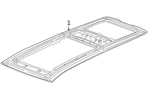 Sunroof for 2004 Cadillac SRX #3