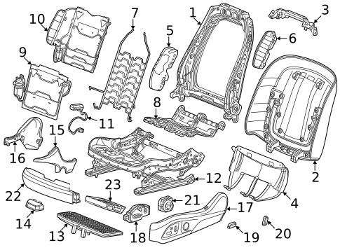 Power Seats for 2024 Cadillac CT4 #3