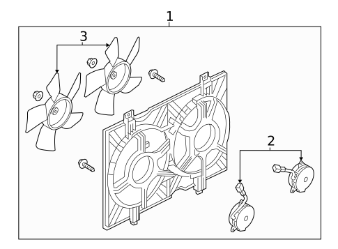 Cooling Fan for 2016 Nissan NV200 #0