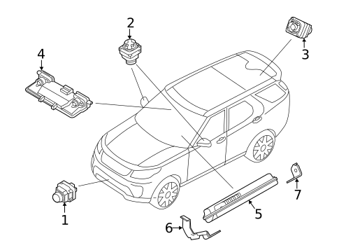 Electrical Components for 2023 Land Rover Discovery #1