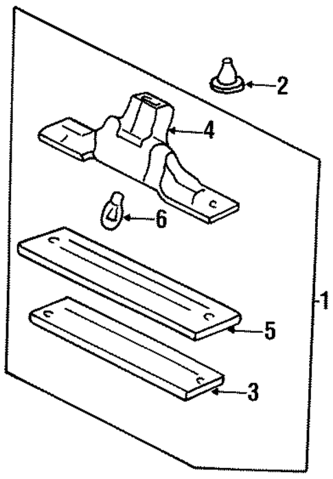 License Lamps for 1995 Honda Accord #0