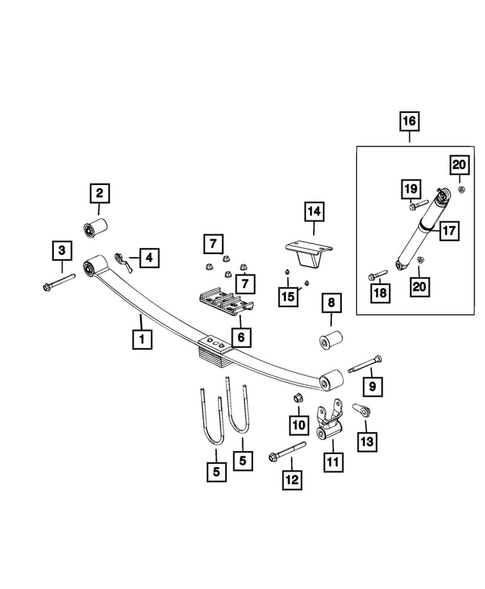 Rear Suspension and Cradle for 2026 Ram 3500 #2