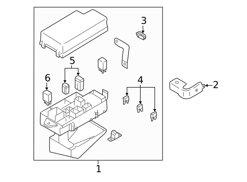 Electrical Components for 2005 Subaru Forester #0