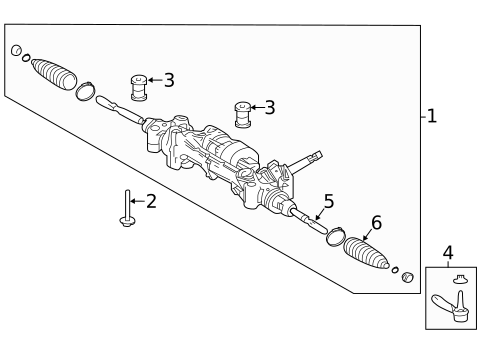 Steering Gear & Linkage for 2019 Lexus LS500 #2