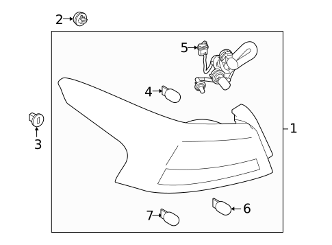 Bulbs - Chassis for 2019 Nissan Altima #1