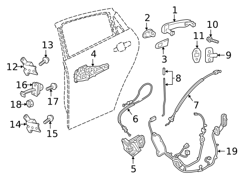 Lock & Hardware for 2018 Buick Regal Sportback #1