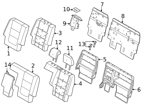 Second Row Seats for 2016 Ford Police Interceptor Utility #0