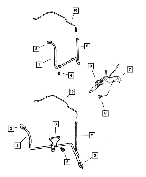 Fuel Lines for 2001 Jeep Cherokee #0