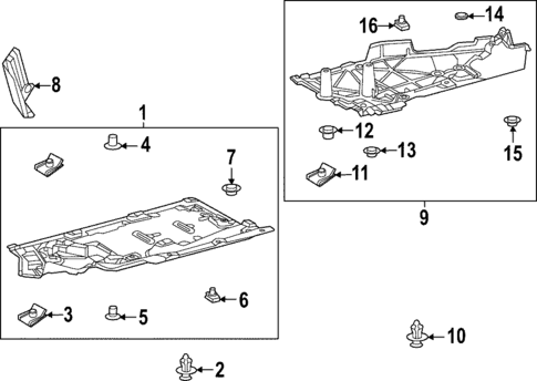 Under Cover & Splash Shields for 2025 Lexus NX250 #0