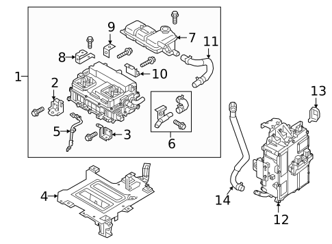 Battery for 2018 Hyundai Ioniq #2