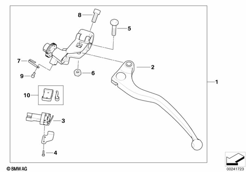 Control Assembly for 2009 BMW-Motorrad S 1000 RR #1