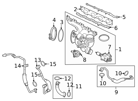 Turbocharger & Components for 2023 BMW M235i xDrive Gran Coupe #0