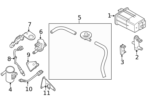 Emission Components for 2023 Nissan TITAN #23