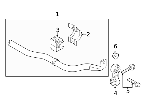 Stabilizer Bar & Components for 2013 Audi S8 #1