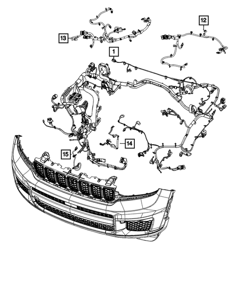 Wiring, Headlamp to Dash for 2022 Jeep Grand Wagoneer #0