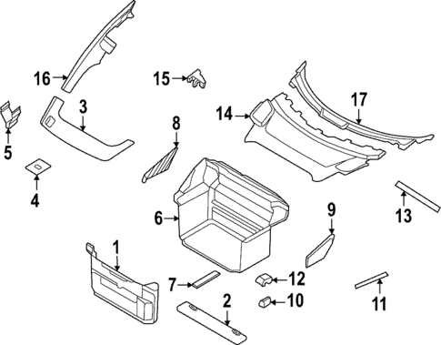 Interior Trim - Front Structure for 2025 Porsche 911 #1