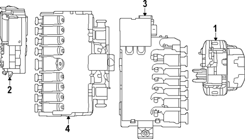 Fuse & Relay for 2024 Mercedes-Benz EQS 580 SUV #2