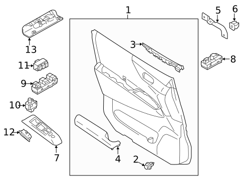 Lumbar Control Seats for 2015 Nissan Quest #1