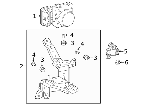 Anti-Lock Brakes for 2025 Lexus ES300h #0