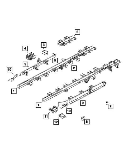 Frames for 2025 Ram ProMaster 3500 #1