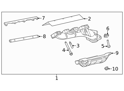 Exhaust Manifold for 2020 Ram 1500 #1