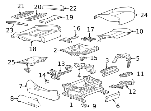 Power Seats for 2016 Cadillac CT6 #0