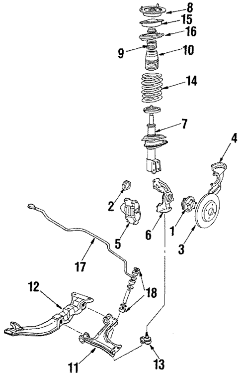 Front Brakes for 1985 Pontiac J2000 Sunbird #0