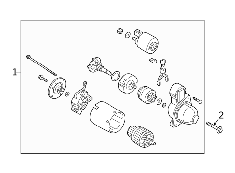 Starter for 2017 Kia Sportage #1