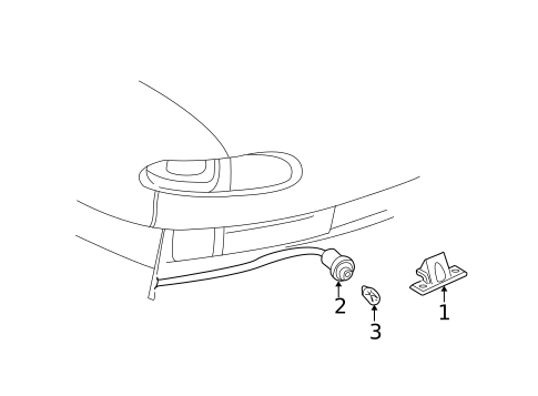 License Lamps for 2021 Chevrolet Malibu #7