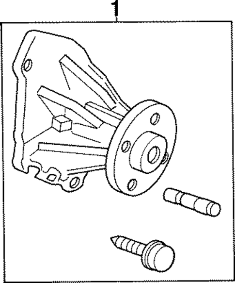 Water Pump for 1997 Nissan 240SX #0