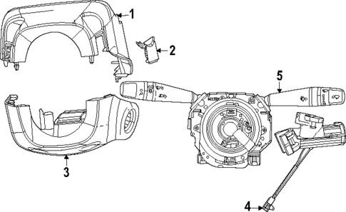 Shroud, Switches & Levers for 2024 Ram ProMaster EV #0