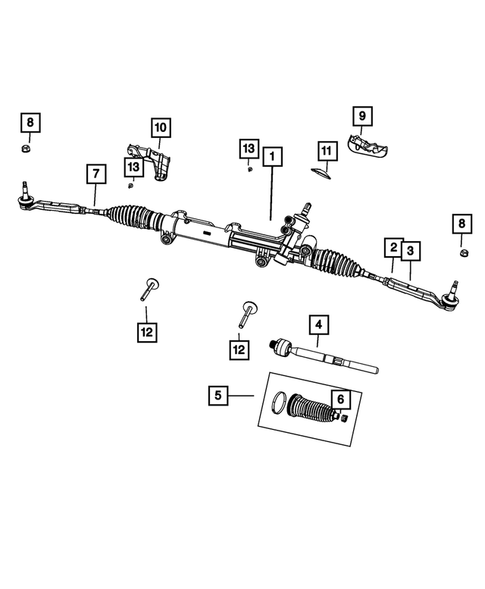 Steering Gear for 2017 Dodge Charger #1