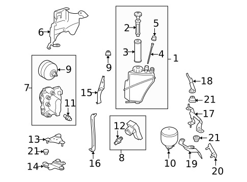 Auto Leveling Components for 2019 Mercedes-Benz S 560 #5