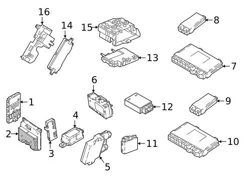 Electrical Components for 2022 BMW 430i Gran Coupe #1